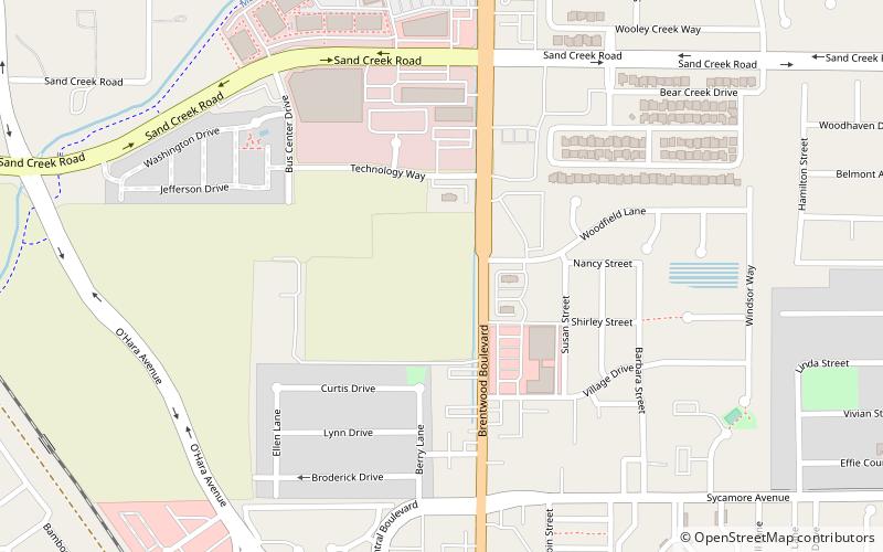 Brentwood location map