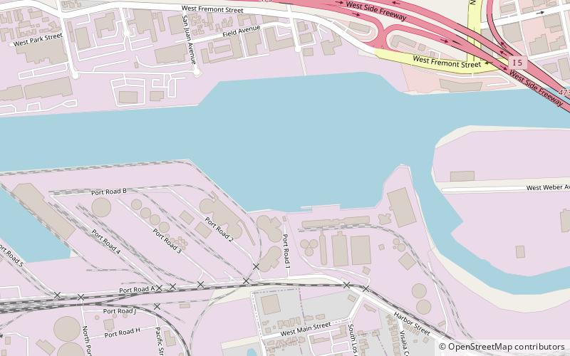 Port of Stockton location map