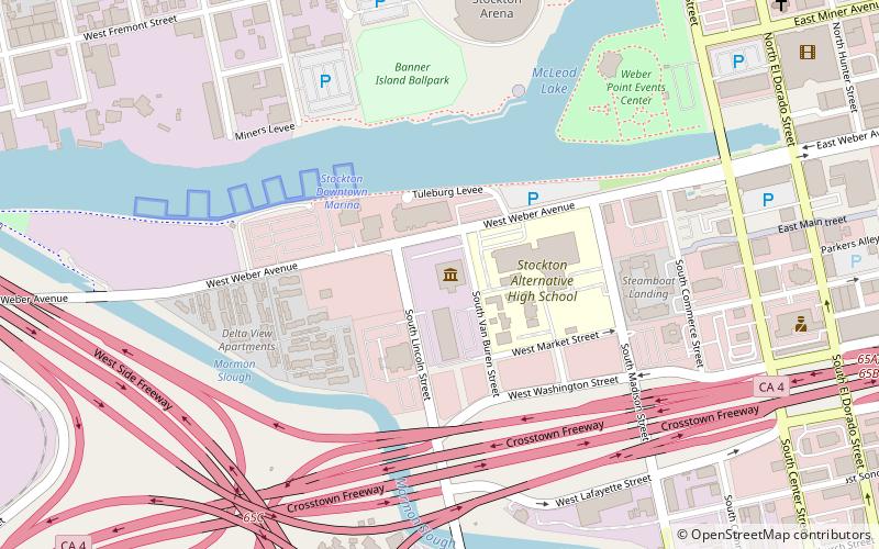 Children's Museum of Stockton location map