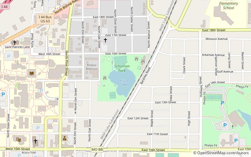 frisco lake rolla location map