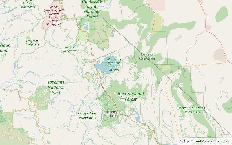 Mono Basin location map