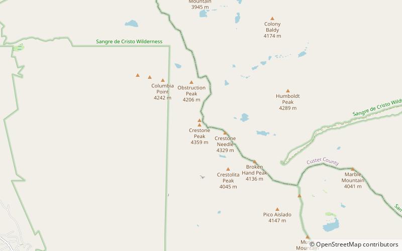 Pico Crestone location map
