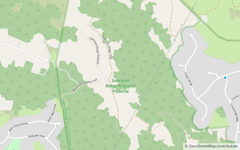 Sobrante Ridge Regional Park location map