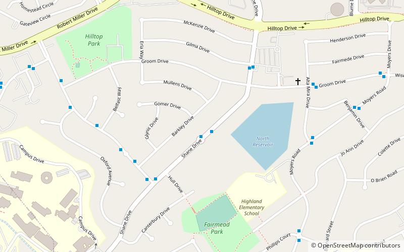 fairmede hilltop richmond location map