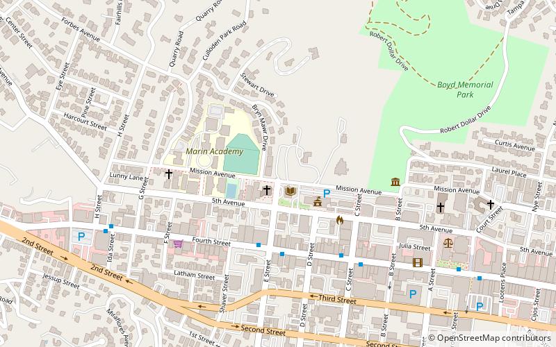 Falkirk Cultural Center location map