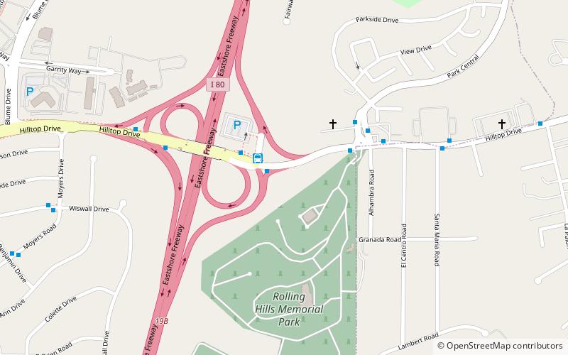 Rolling Hills Memorial Park location map