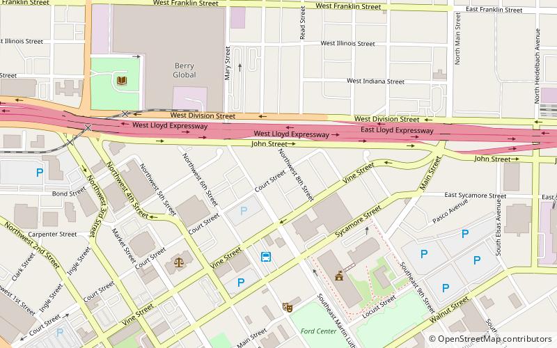 Salem's Baptist Church location map