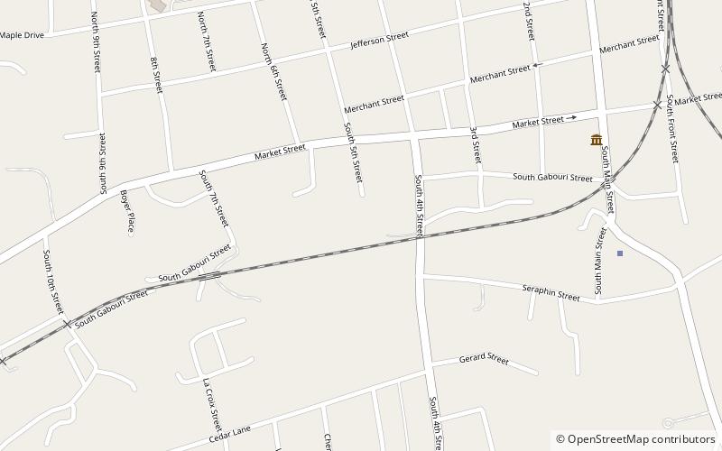 Ste. Genevieve Historic District location map