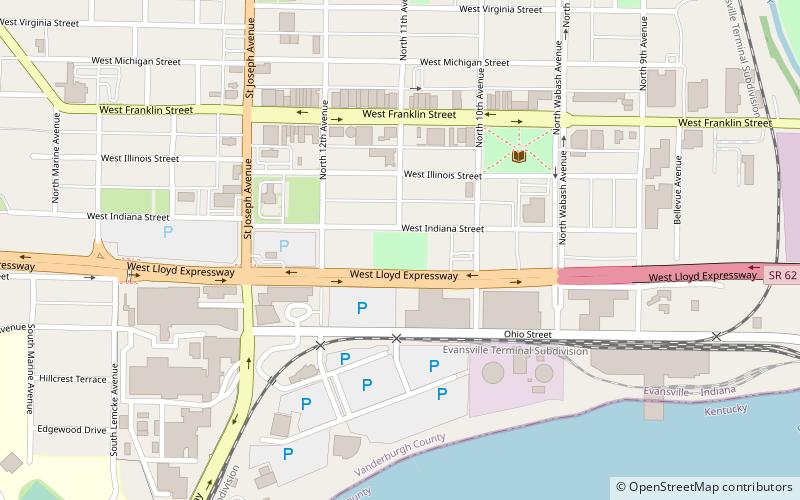 little westside nut club park evansville location map