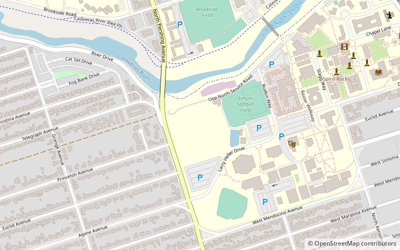 Stagg Memorial Stadium location map