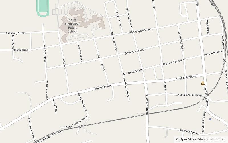 Ste. Genevieve Memorial Cemetery location map