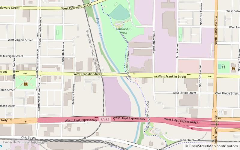 Franklin Lanes location map