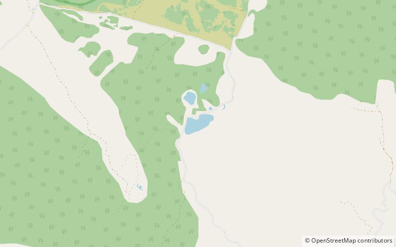 Cyclone Lake location map