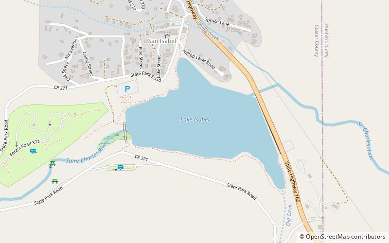 Lago Isabel location map
