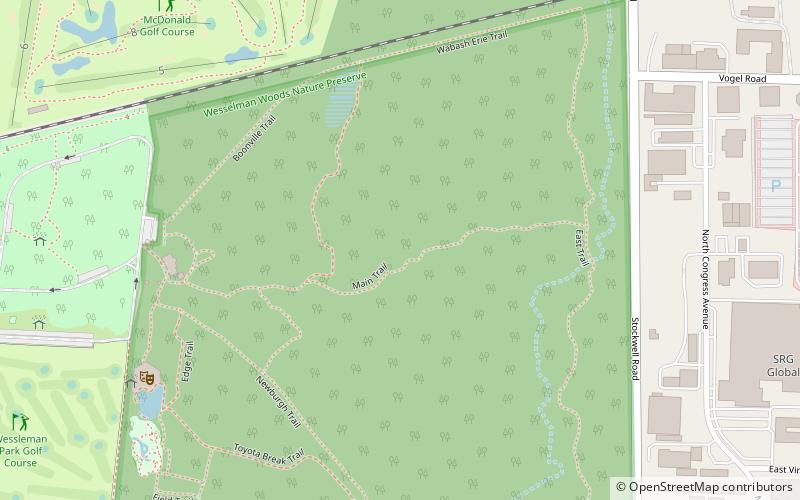 Obszar Chroniony Wesselman Woods location map