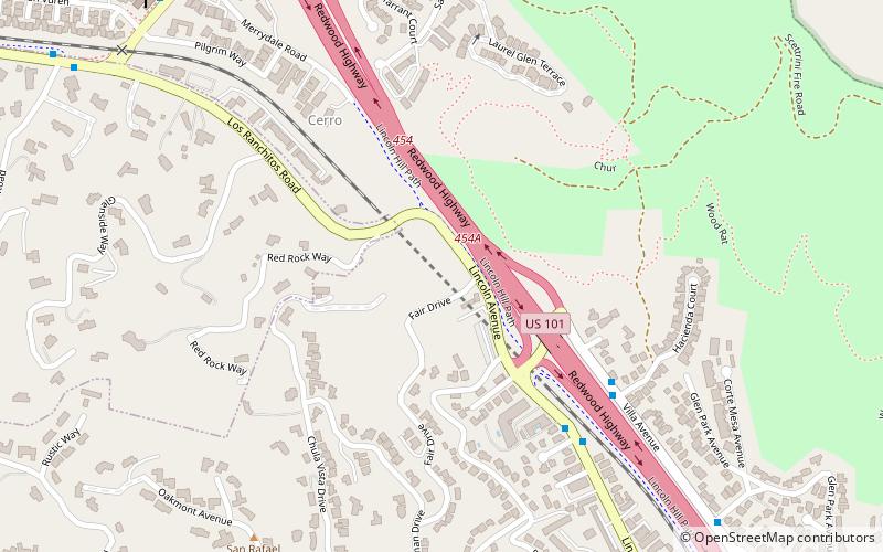 Puerto Suello Hill Tunnel location map