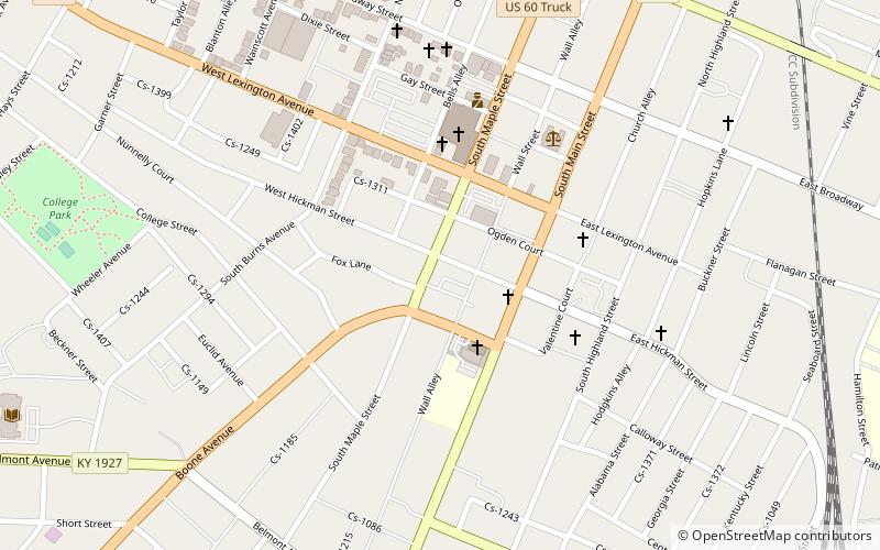William Hickman House location map