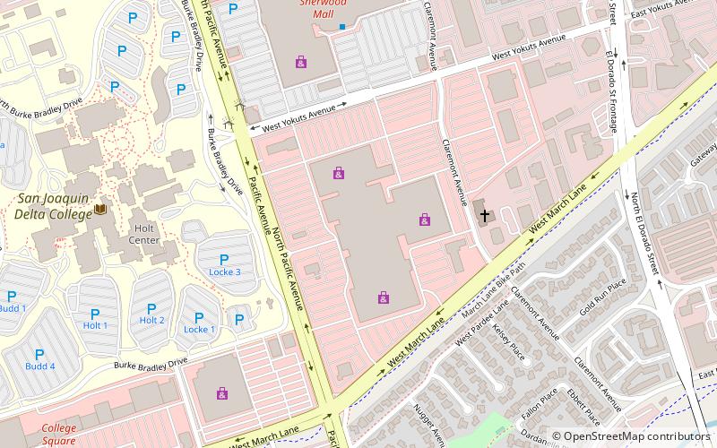 weberstown mall stockton location map