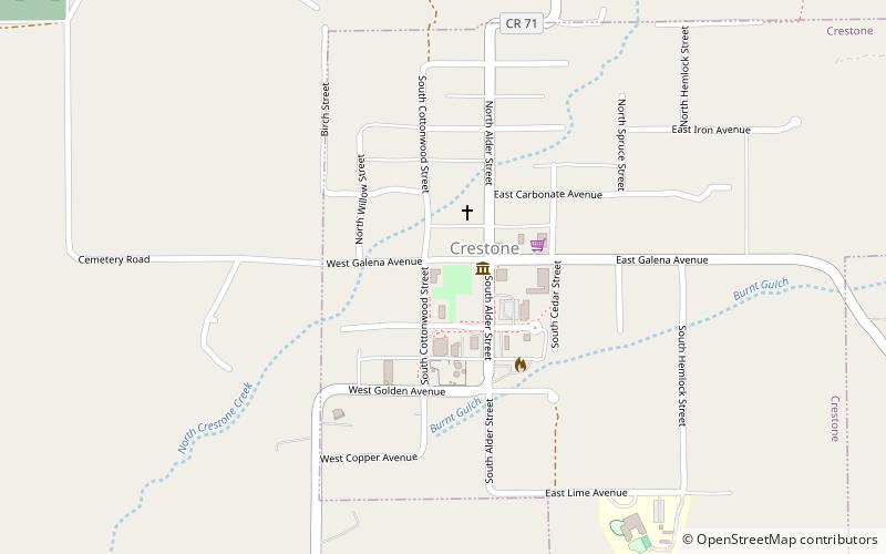 Crestone Artisans Gallery location map