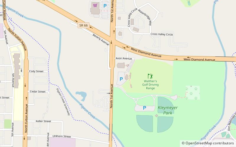 walthers golf fun evansville location map