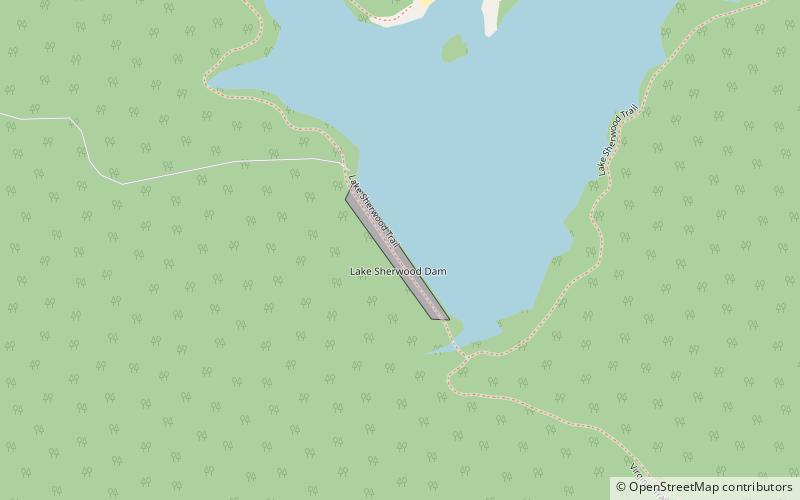 Lake Sherwood location map