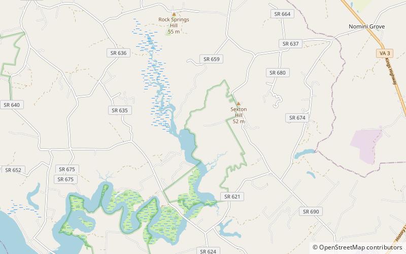 menokin warsaw location map