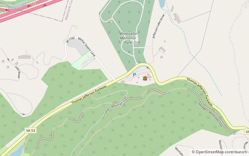 Michie Tavern location map