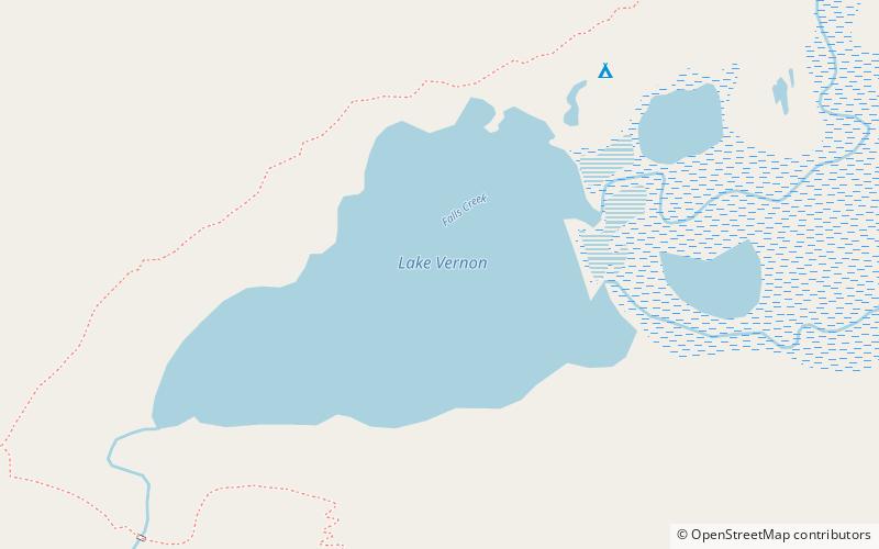 Lake Vernon location map