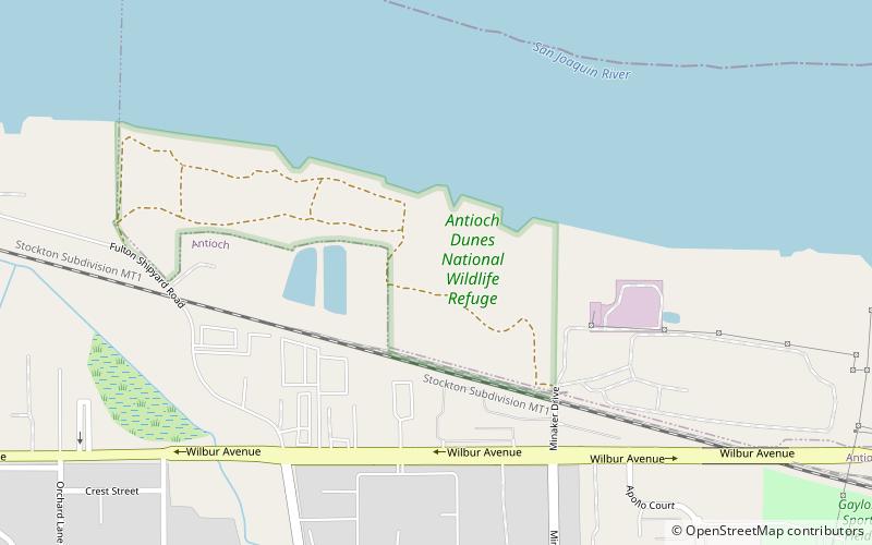 Antioch Dunes National Wildlife Refuge location map