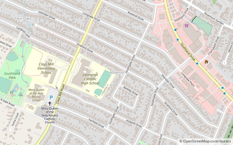 rosemill lexington location map