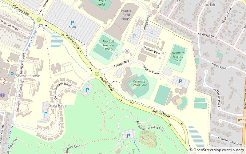 Kentucky Proud Park location map