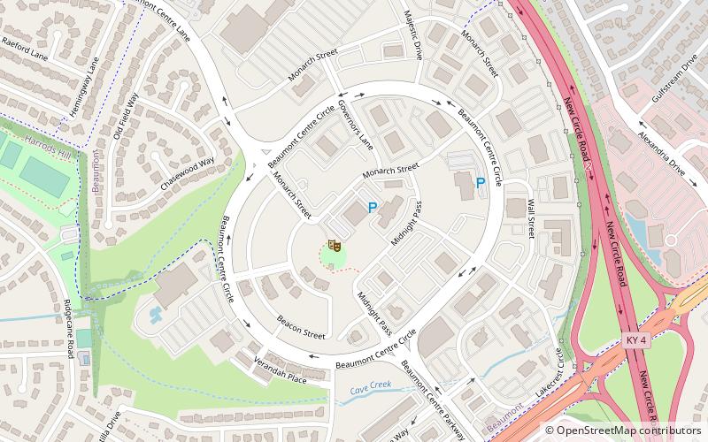 beaumont centre lexington location map