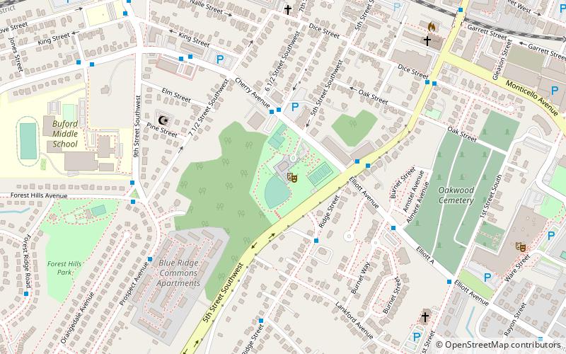 Tonsler Park location map