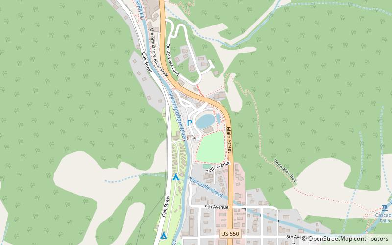 ouray hot springs swimming pool and fitness center location map
