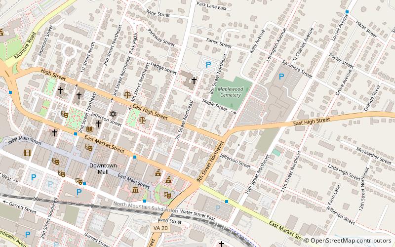 Court Square Park location map