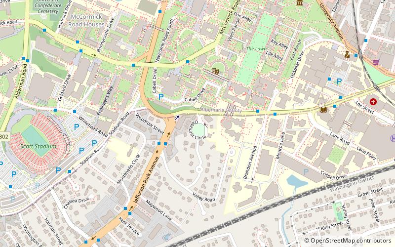 Oakhurst–Gildersleeve Neighborhood Historic District location map