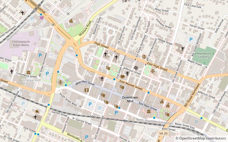 Robert E. Lee Monument location map