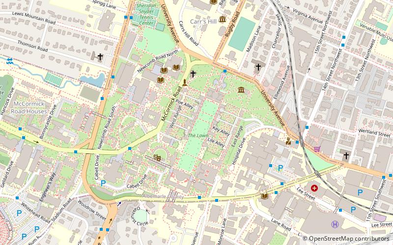 The Lawn location map