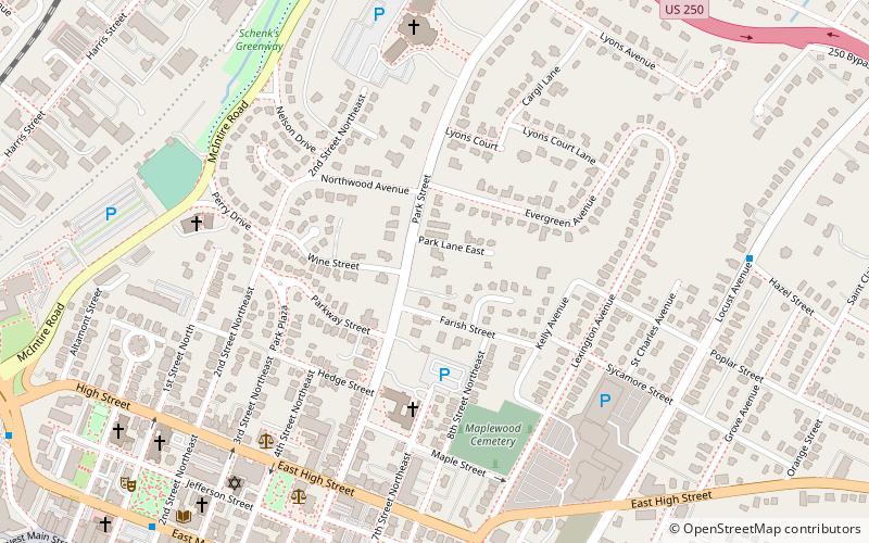 Marshall–Rucker–Smith House location map