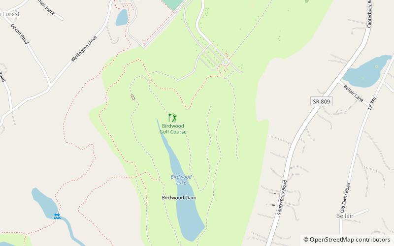 Birdwood location map
