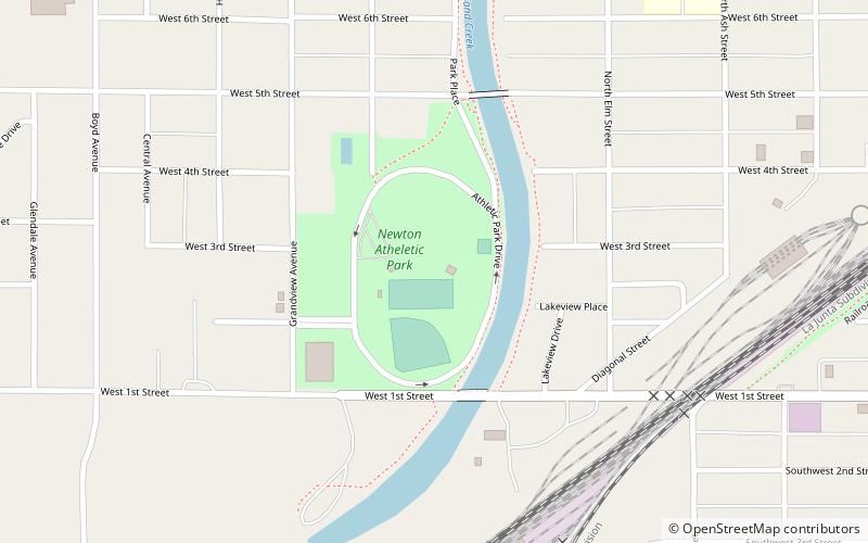 Fischer Field Stadium location map