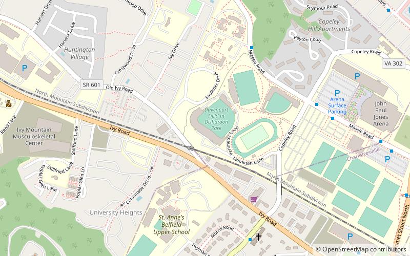Davenport Field at Disharoon Park location map