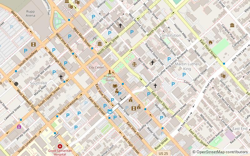downtown arts center lexington location map