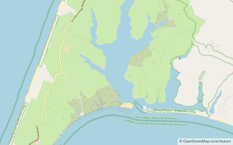 estero drakes point reyes national seashore location map