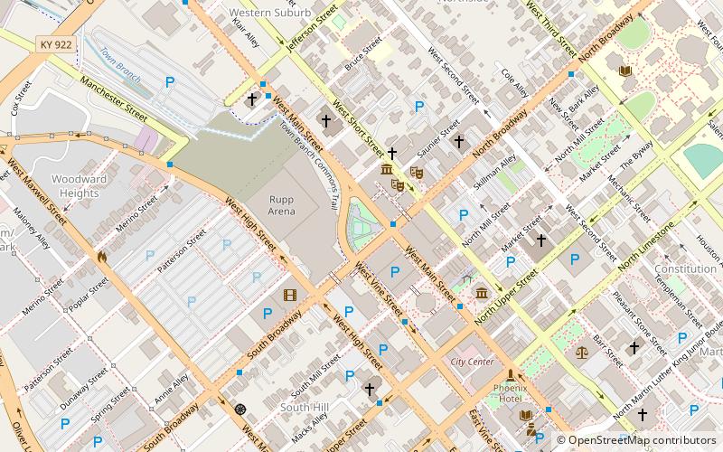 Triangle Park location map