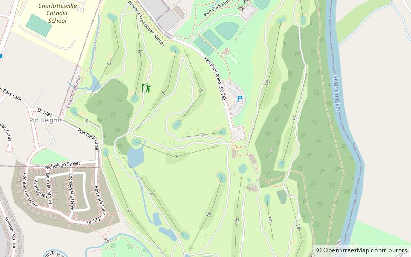 Meadowcreek Golf Course location map