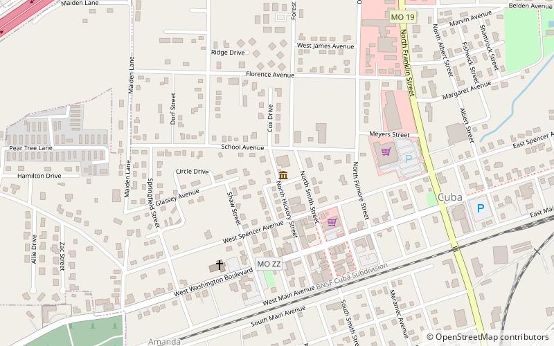 Cuba High School Annex location map