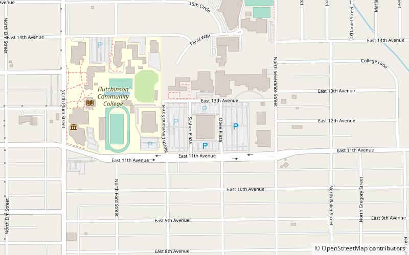 Hutchinson Sports Arena location map