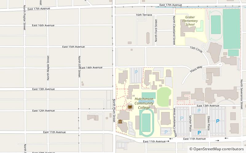 Hutchinson Community College location map