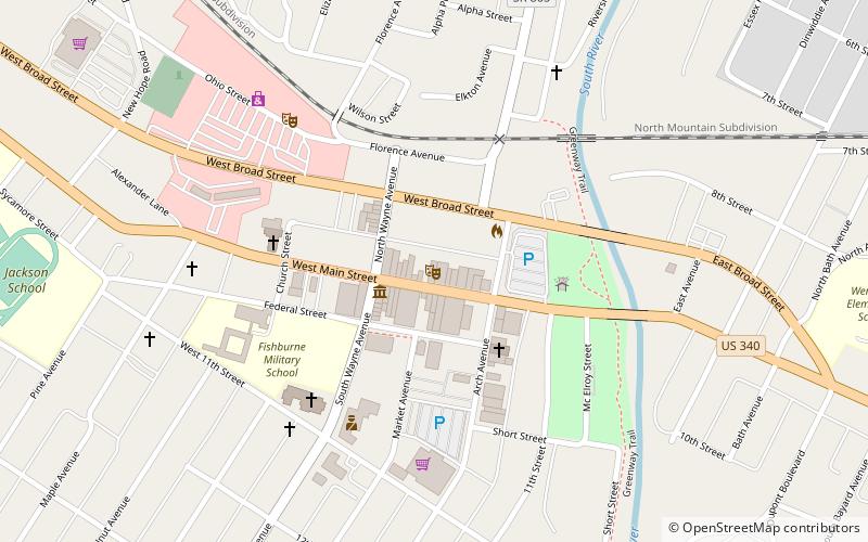 Wayne Theatre location map